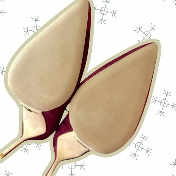 NWOT Sarah Flint ‘Perfect Pump 85’ in Cabernet Burgundy Suede Size 41 = Size 10 - Picture 11 of 12